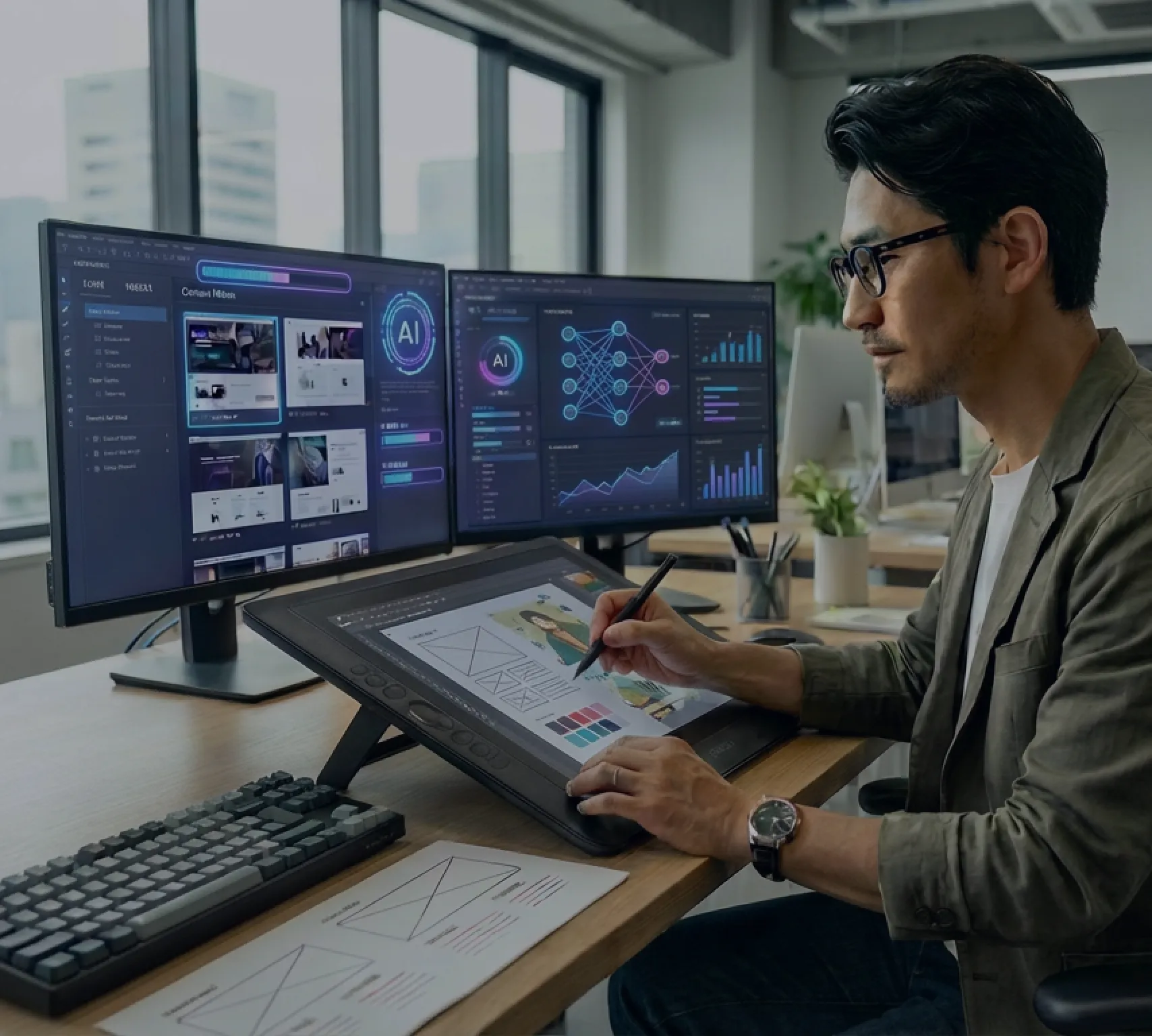 LP制作イラスト