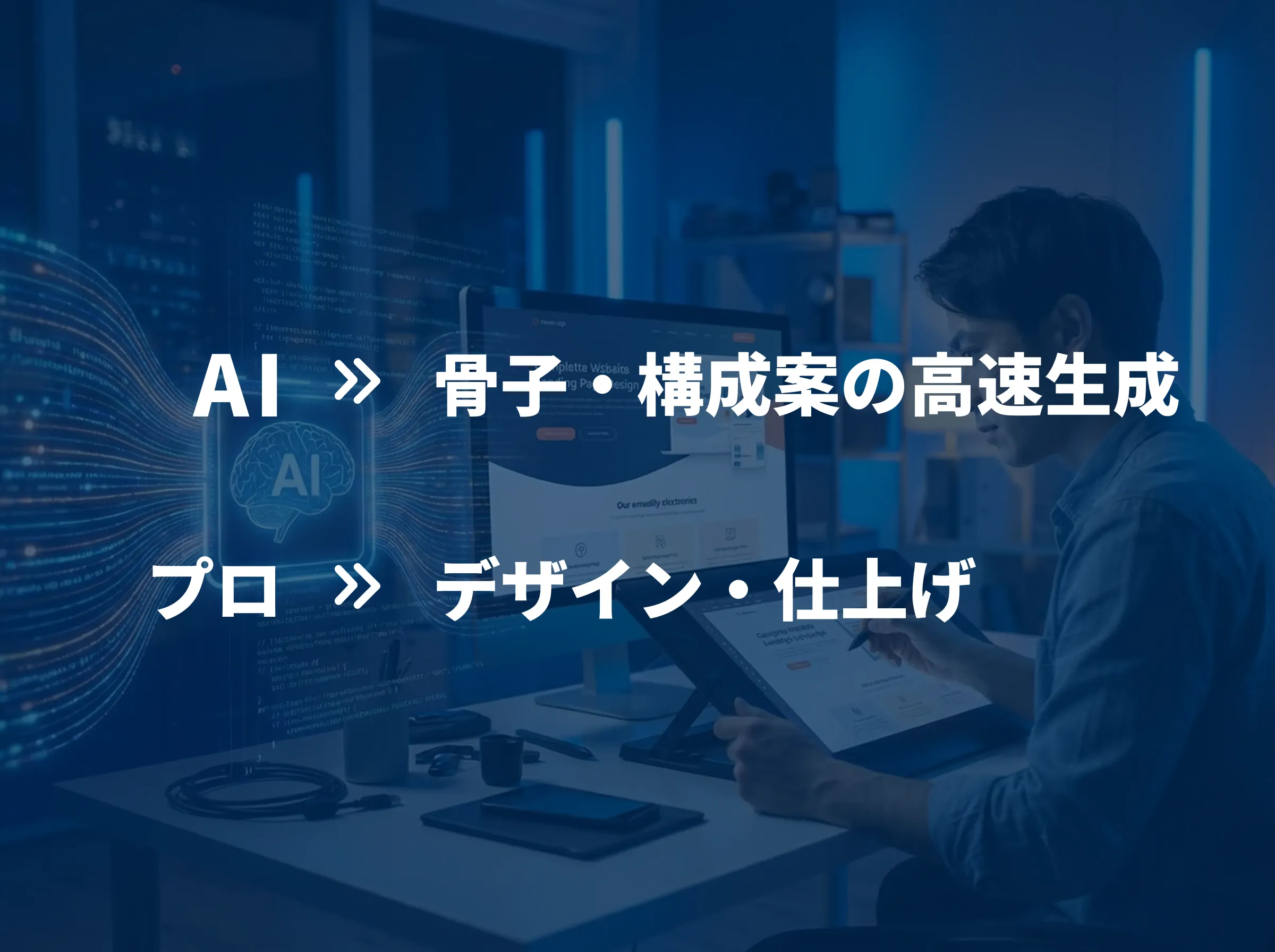 AI×プロの分業