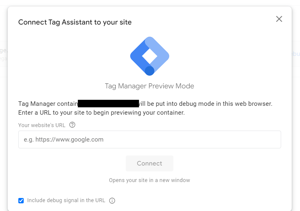 google_tag_assistant_接続画面